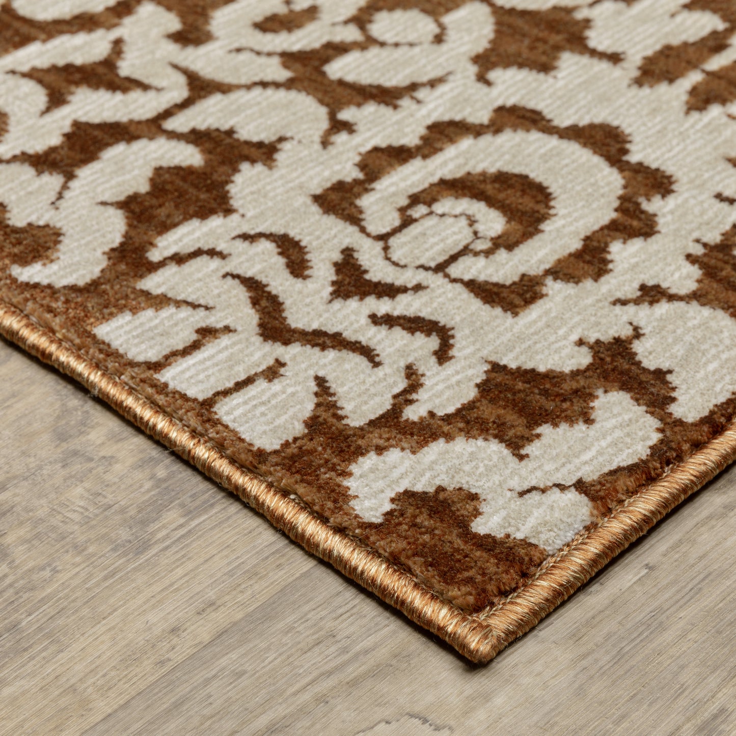 Intrigue INT02 Rust Oriental Rug