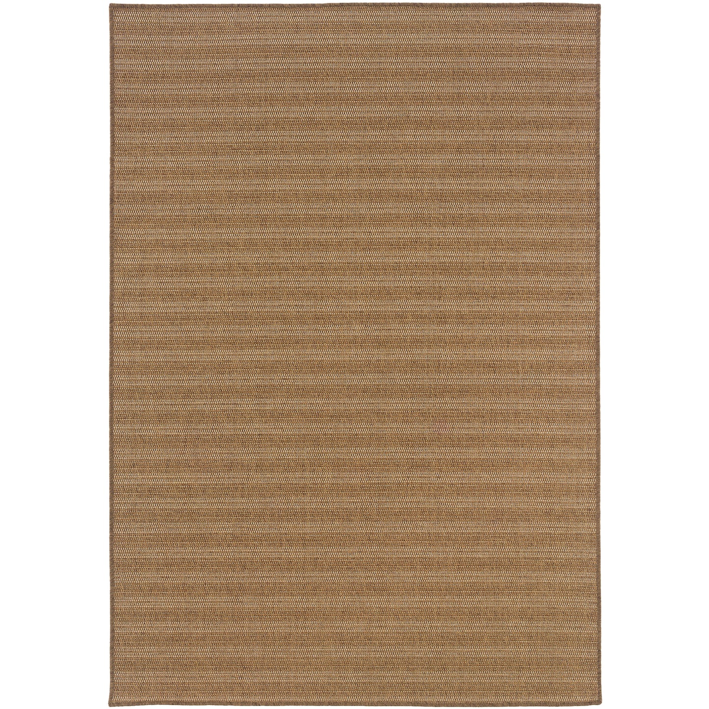 Karavia Stripe Tan/ Tan Abstract Flat Weave Rug