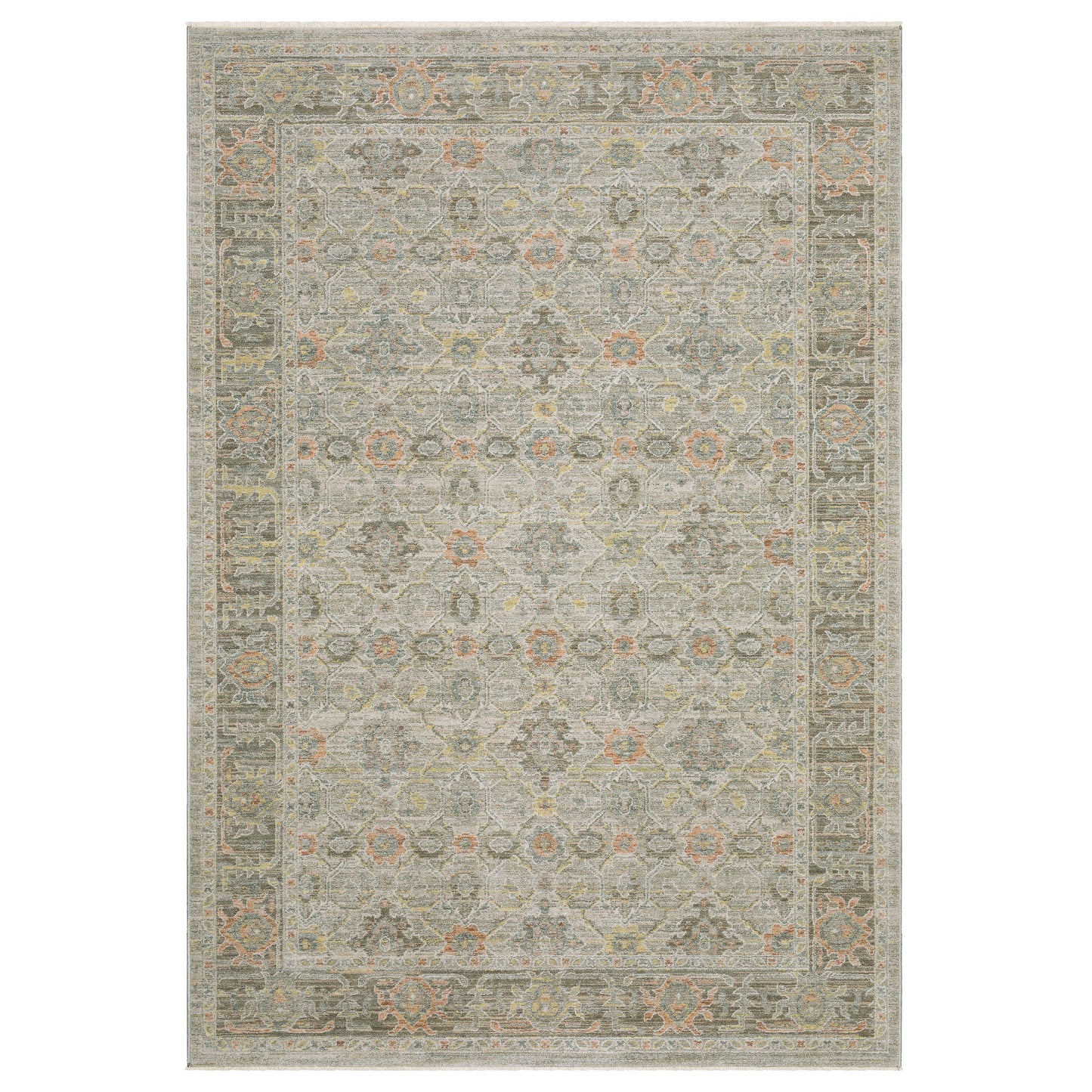 Keaton KEA10 Beige Floral Rug