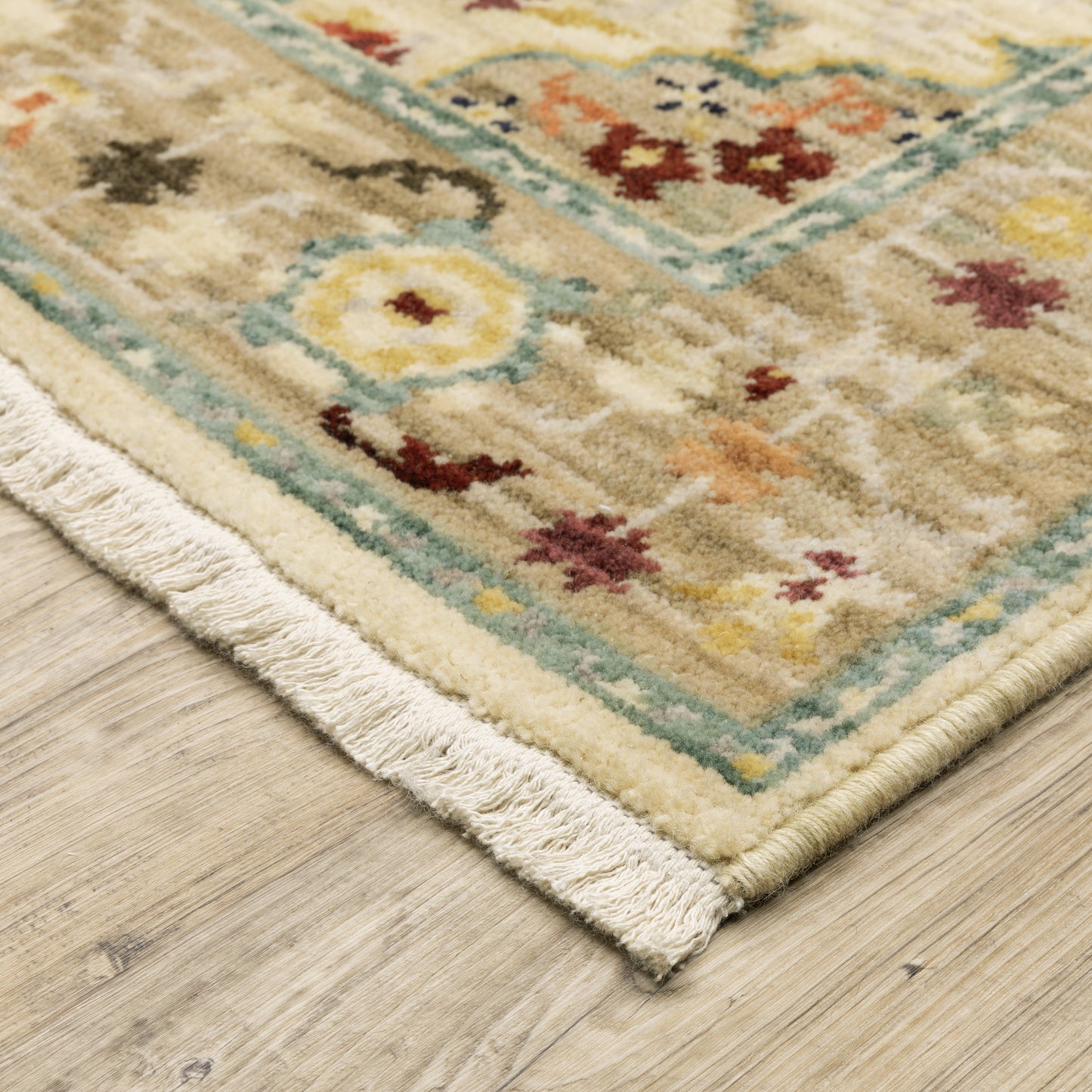 Lilihan 4601W Beige Floral Rug