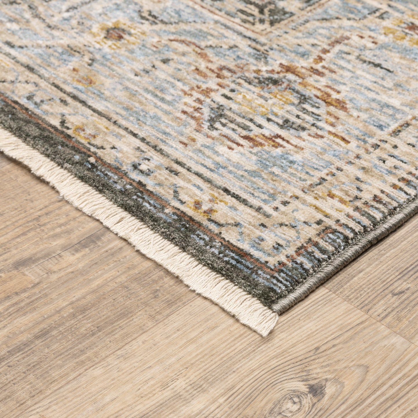 Maharaja 1803X Charcoal Medallion Rug