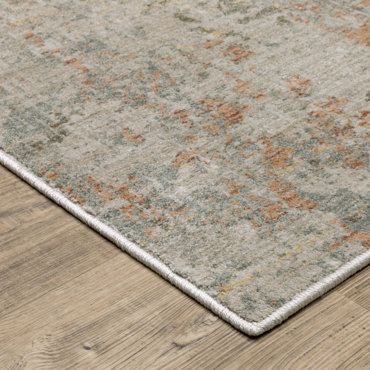 Mallory MAL05 Grey Distressed Rug