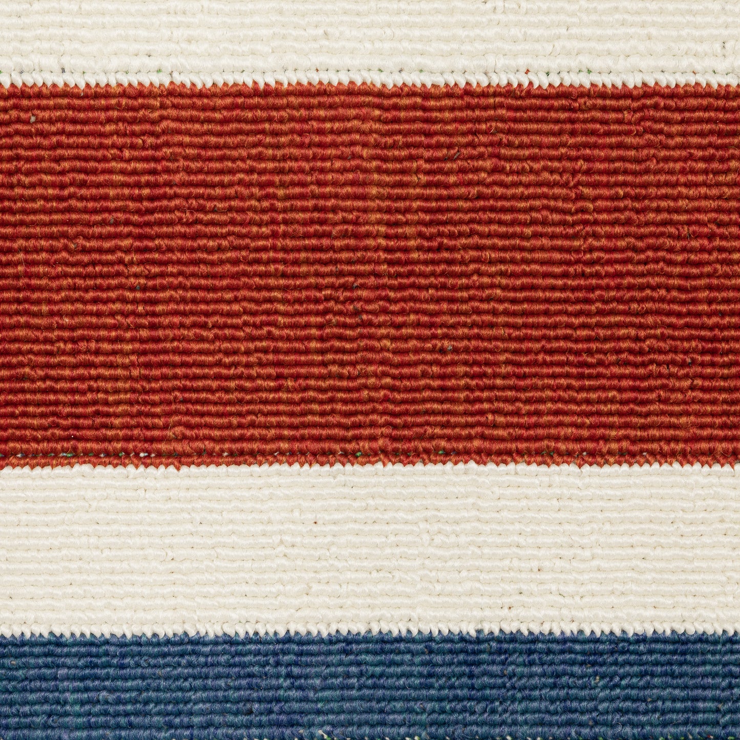 Meridian Outdoor Red/ Blue Stripe Loop Pile Rug
