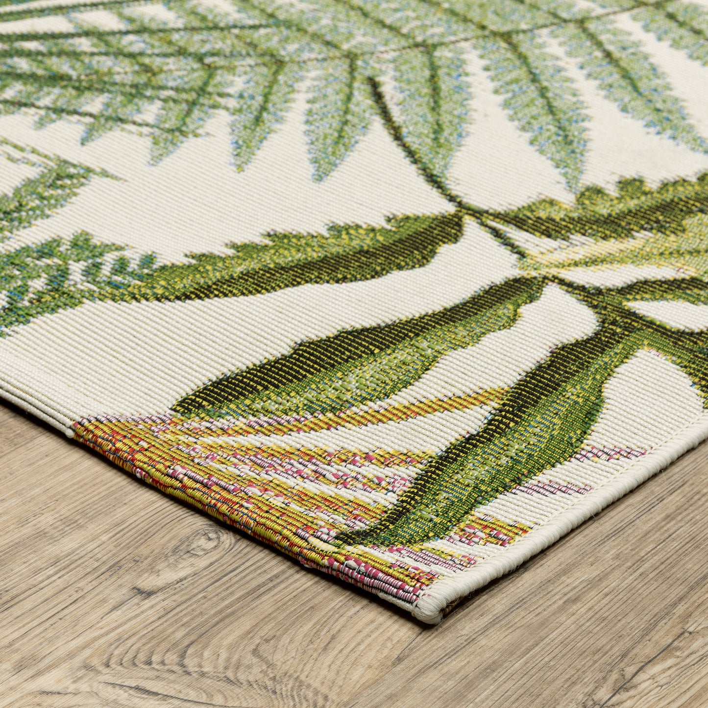 Naples 1091X Green Botanical Rug