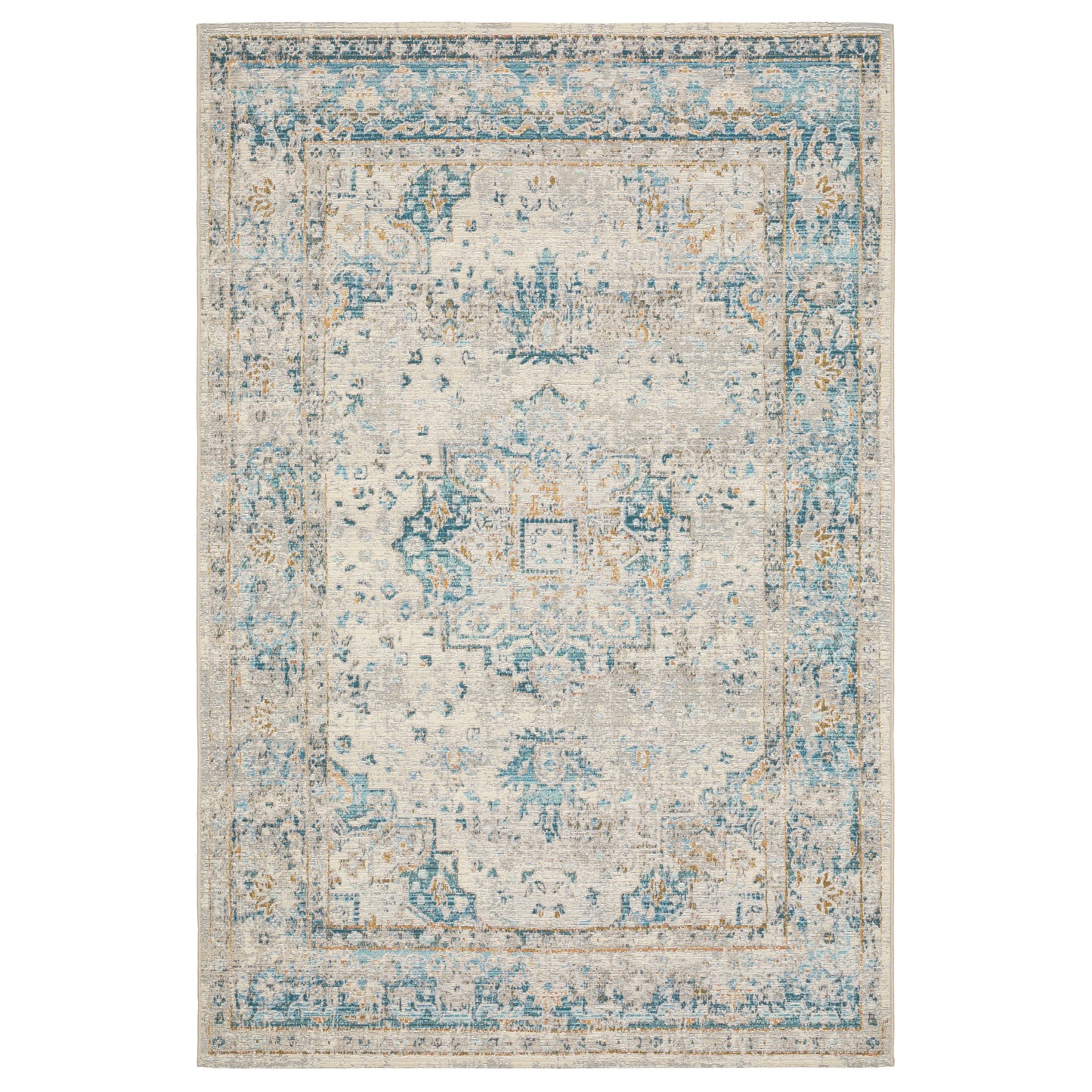 Naples 1221X Ivory Distressed Rug