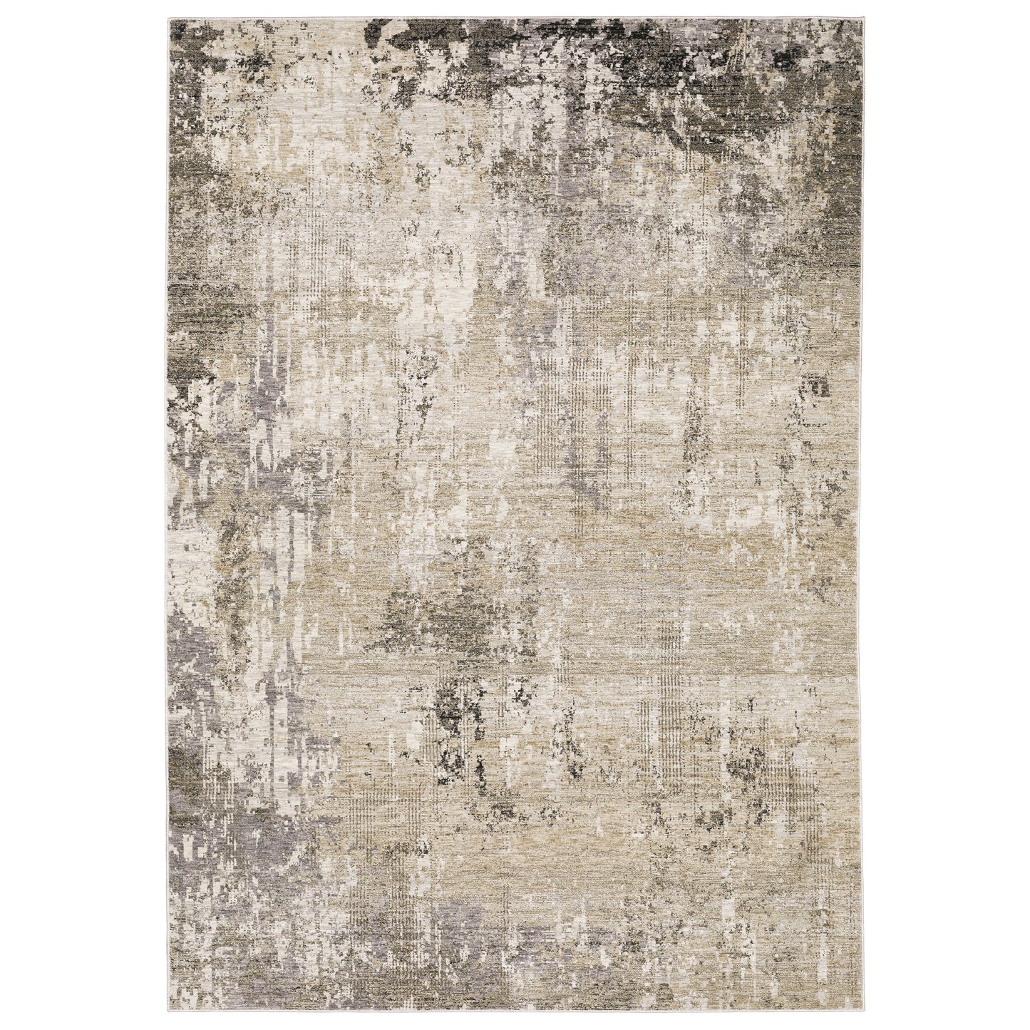 Nebulous 002X9 Beige Distressed Rug