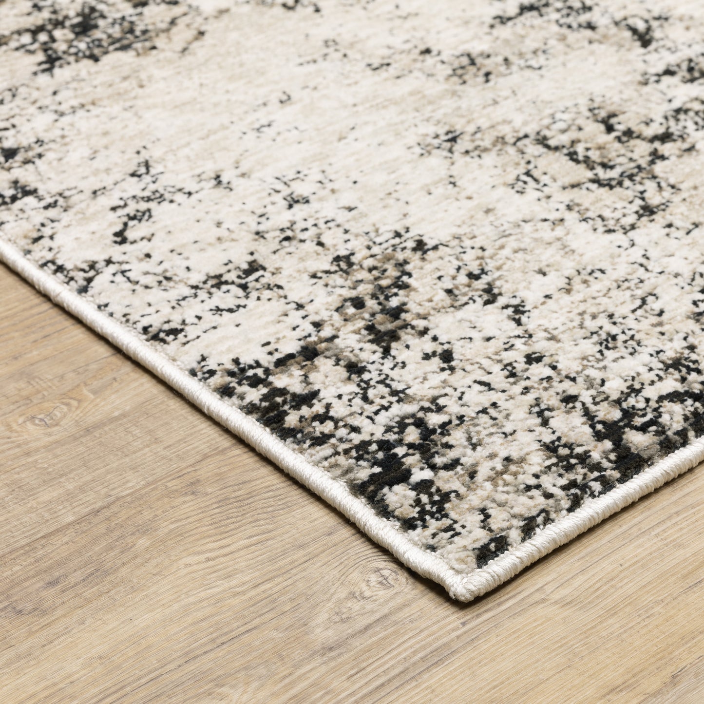 Nebulous 561E9 Ivory Abstract Rug