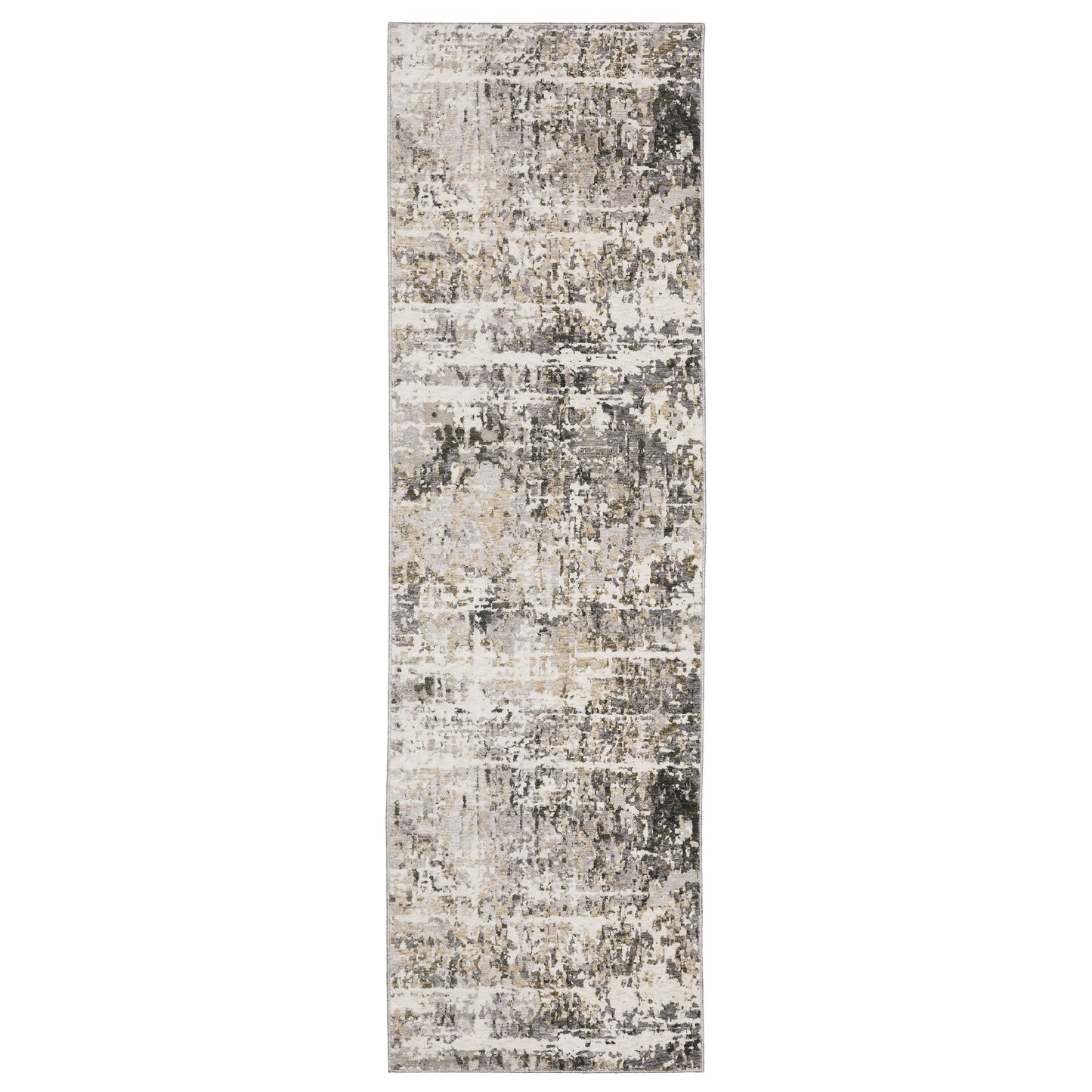 Nebulous 091L9 Grey Distressed Rug