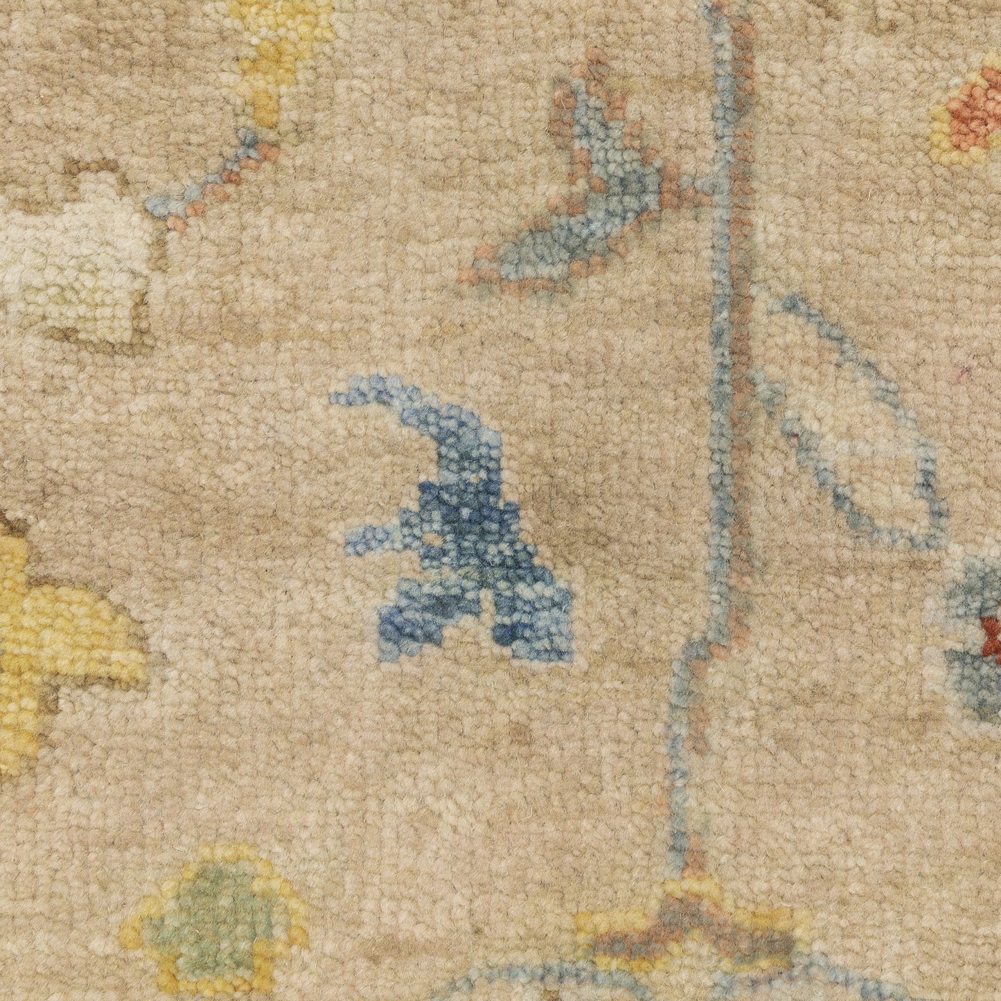 Palace Oriental Beige/ Multi Cut Pile Rug