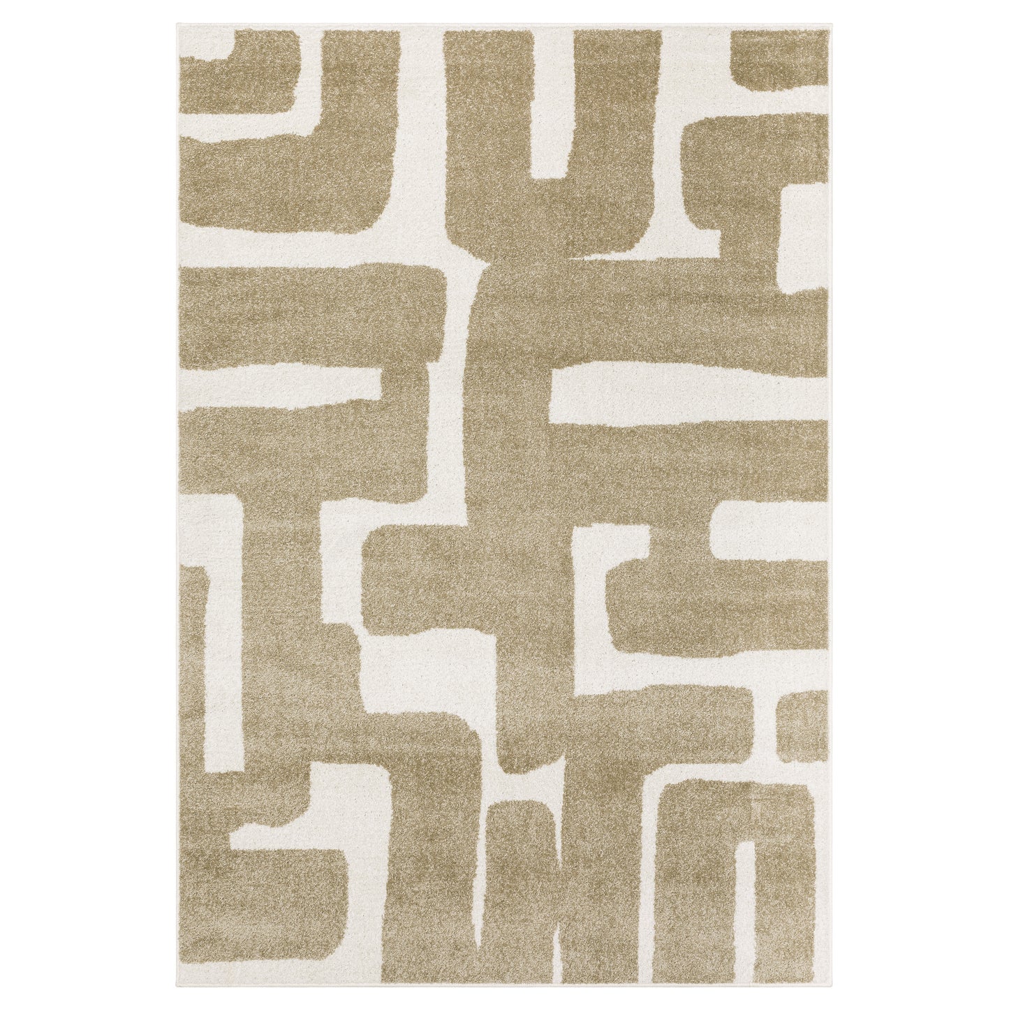 Quinn QUI09 Beige Abstract Rug