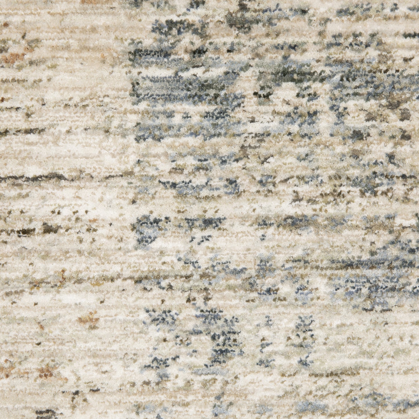 Soho Distressed Beige/ Grey Abstract Cut Pile Rug