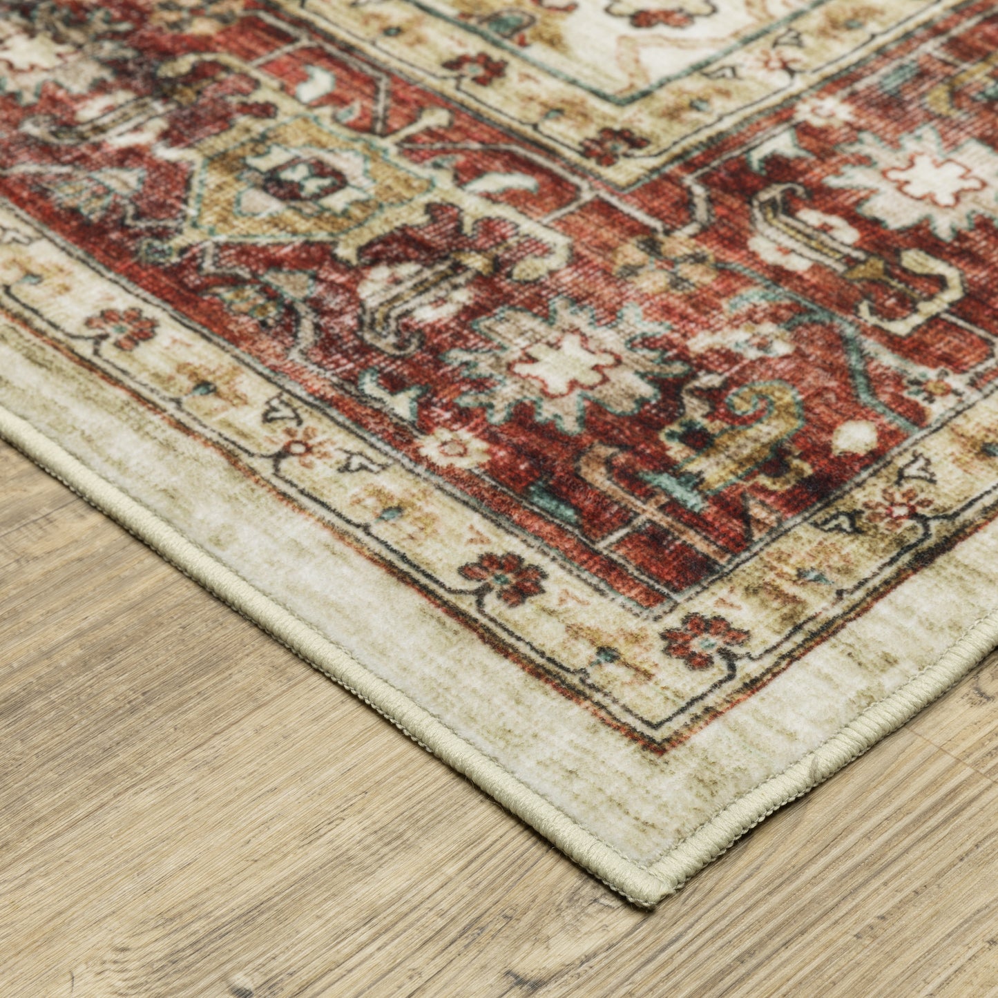 Sumter SUM05 Ivory Distressed Rug
