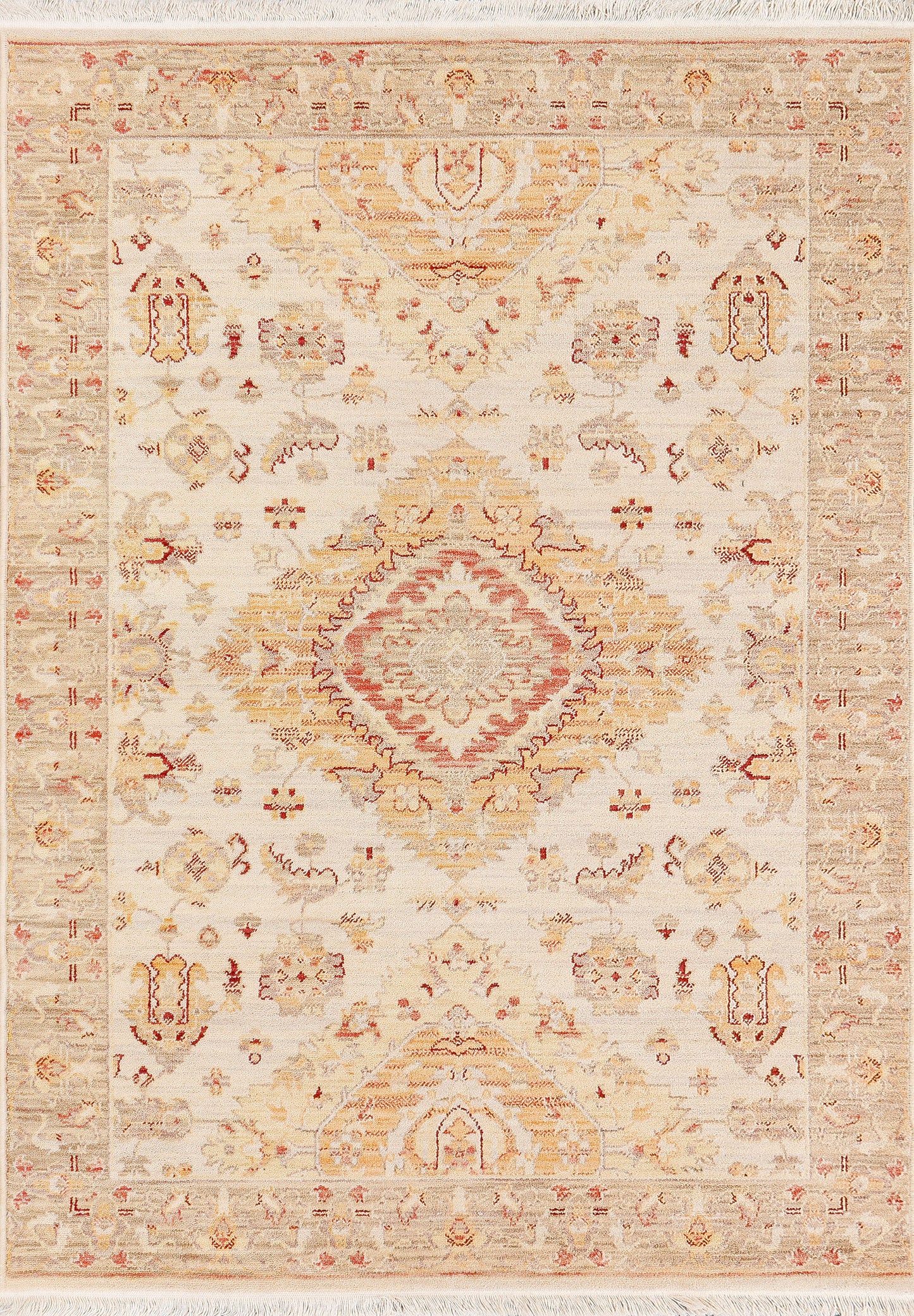 WADE 18602 Taupe/Rust/Multi