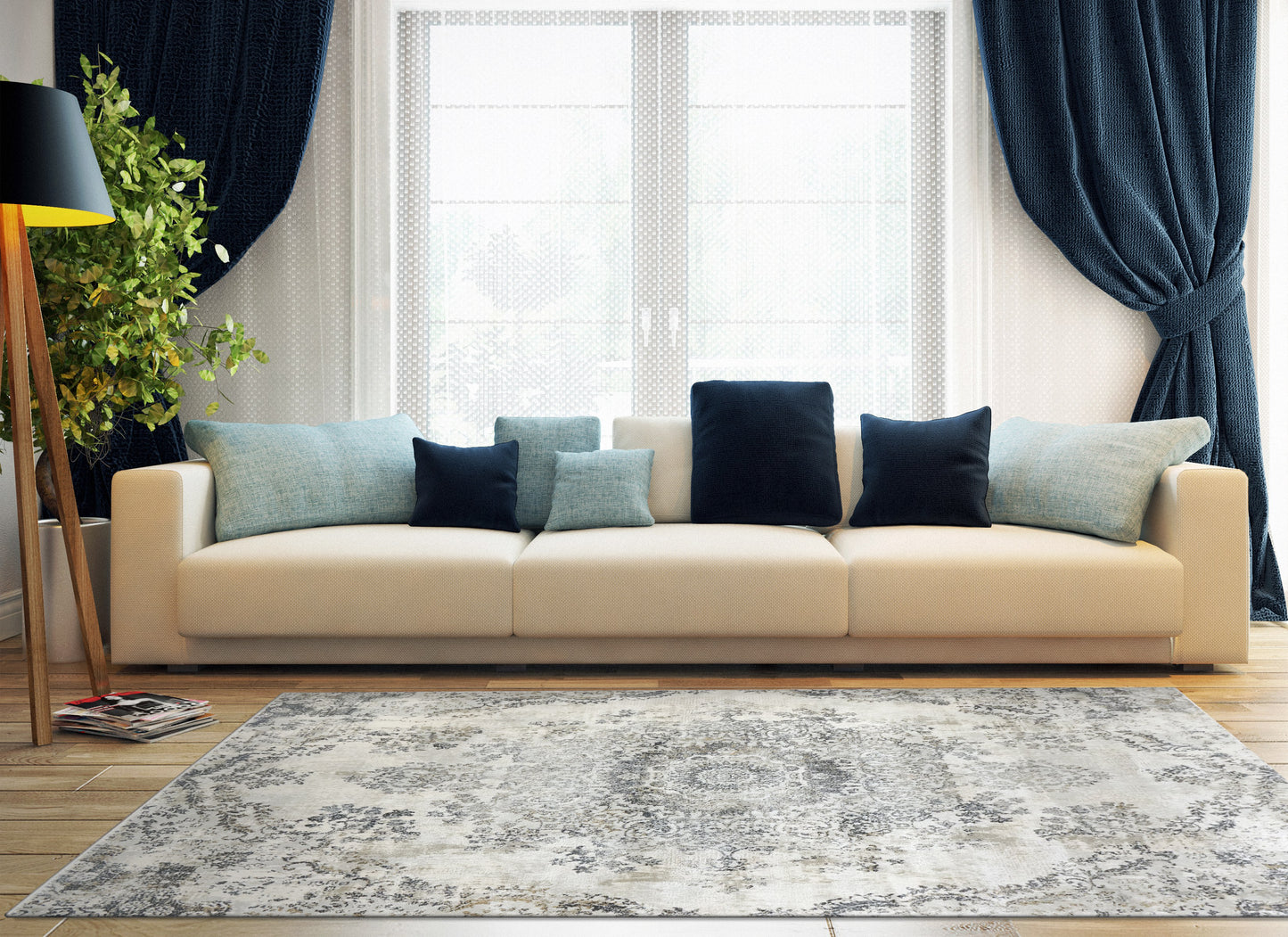CASTILLA 3558 Grey/Blue – room