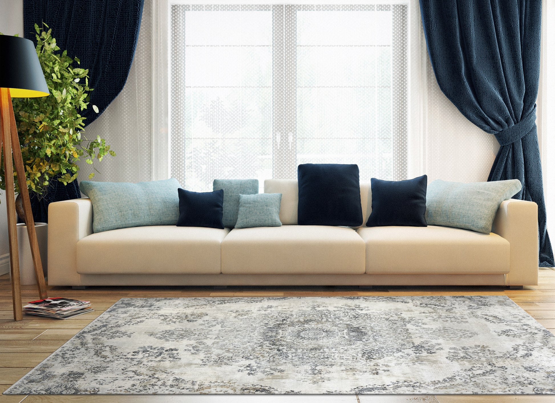 CASTILLA 3558 Grey/Blue – room