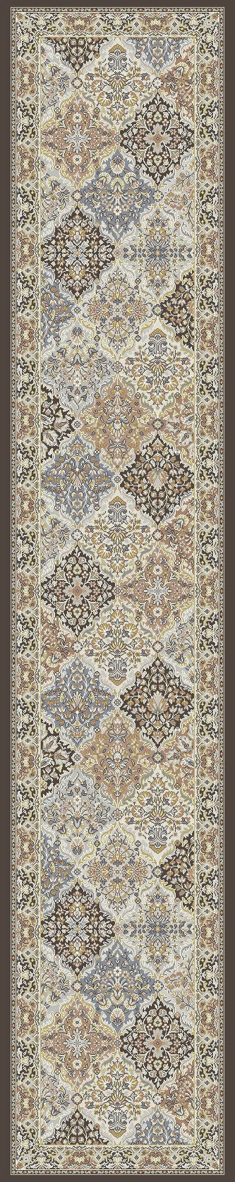 ANCIENT GARDEN 57008 BROWN/BLUE