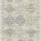 Ancient Garden Traditional Cream/Multi Oriental Low Pile Rug