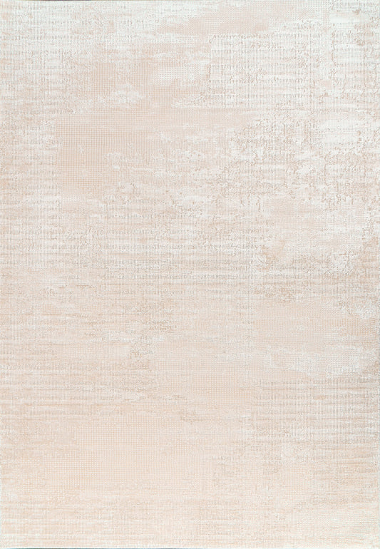 Penta Modern Cream/Beige Abstract Low Pile Rug