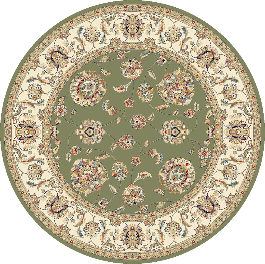 ANCIENT GARDEN 57365 GREEN/IVORY