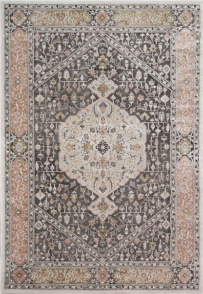 Harlow Traditional Multi Oriental Low Pile Rug