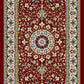 Ancient Garden Traditional Red/Ivory Classic Low Pile Rug