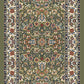 Ancient Garden Traditional Green/Ivory Classic Low Pile Rug
