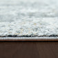 Ruby Modern Ivory/Grey Distressed Low Pile Rug