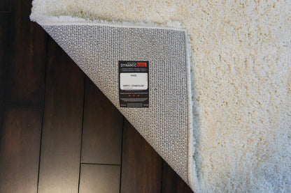 Venice Modern Cream Solid Shag Rug