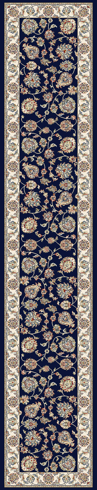 ANCIENT GARDEN 57365 BLUE/IVORY