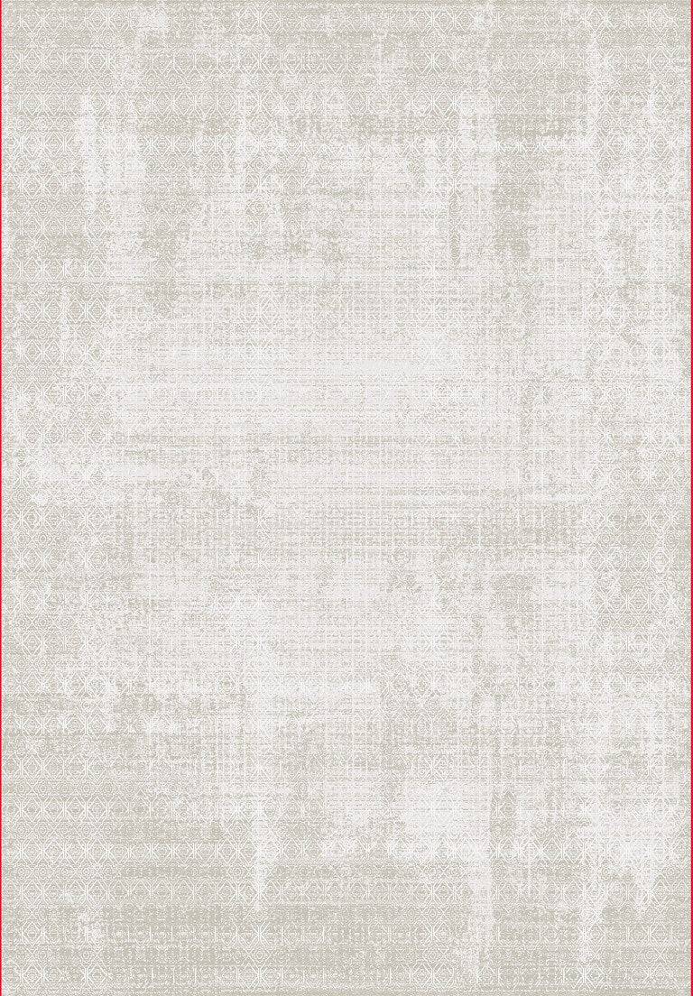 Sterling Contemporary Cream/Grey Abstract High-Low Rug