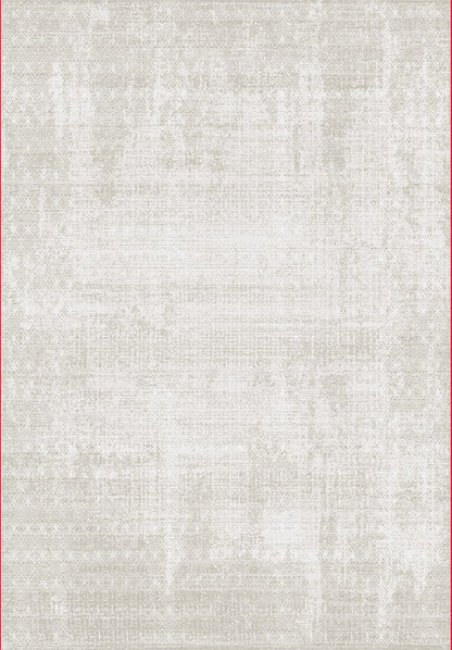 Sterling Contemporary Cream/Grey Abstract High-Low Rug