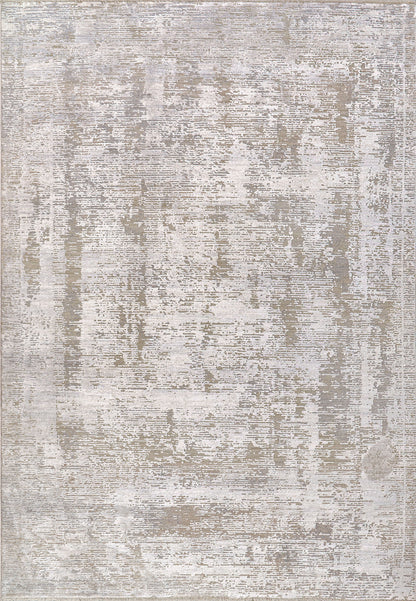 Mesa Transitional Cream/Beige Abstract Low Pile Rug
