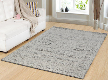 Darcy Traditional Ivory/Taupe Oriental Low Pile Rug