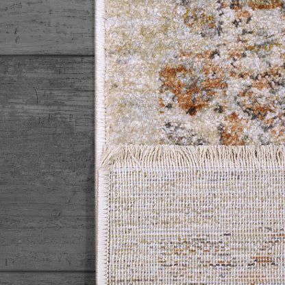 Rojin Transitional Grey/Beige/Multi Oriental Low Pile Rug