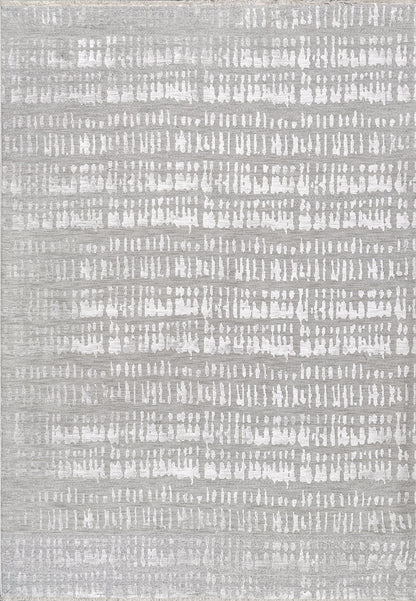 Mesa Modern Beige/Light Grey Abstract Low Pile Rug