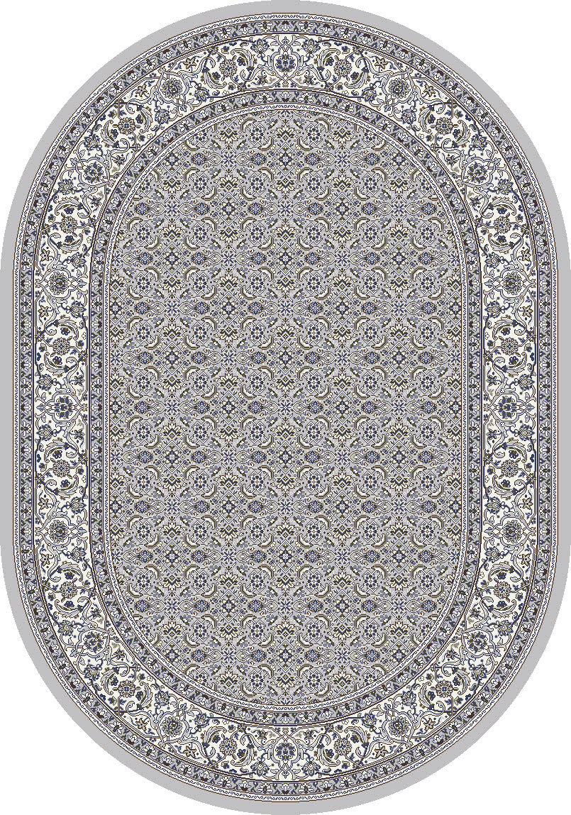ANCIENT GARDEN 57011 SOFT GREY/CREAM