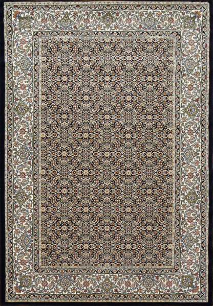 Ancient Garden Traditional Navy Classic Low Pile Rug