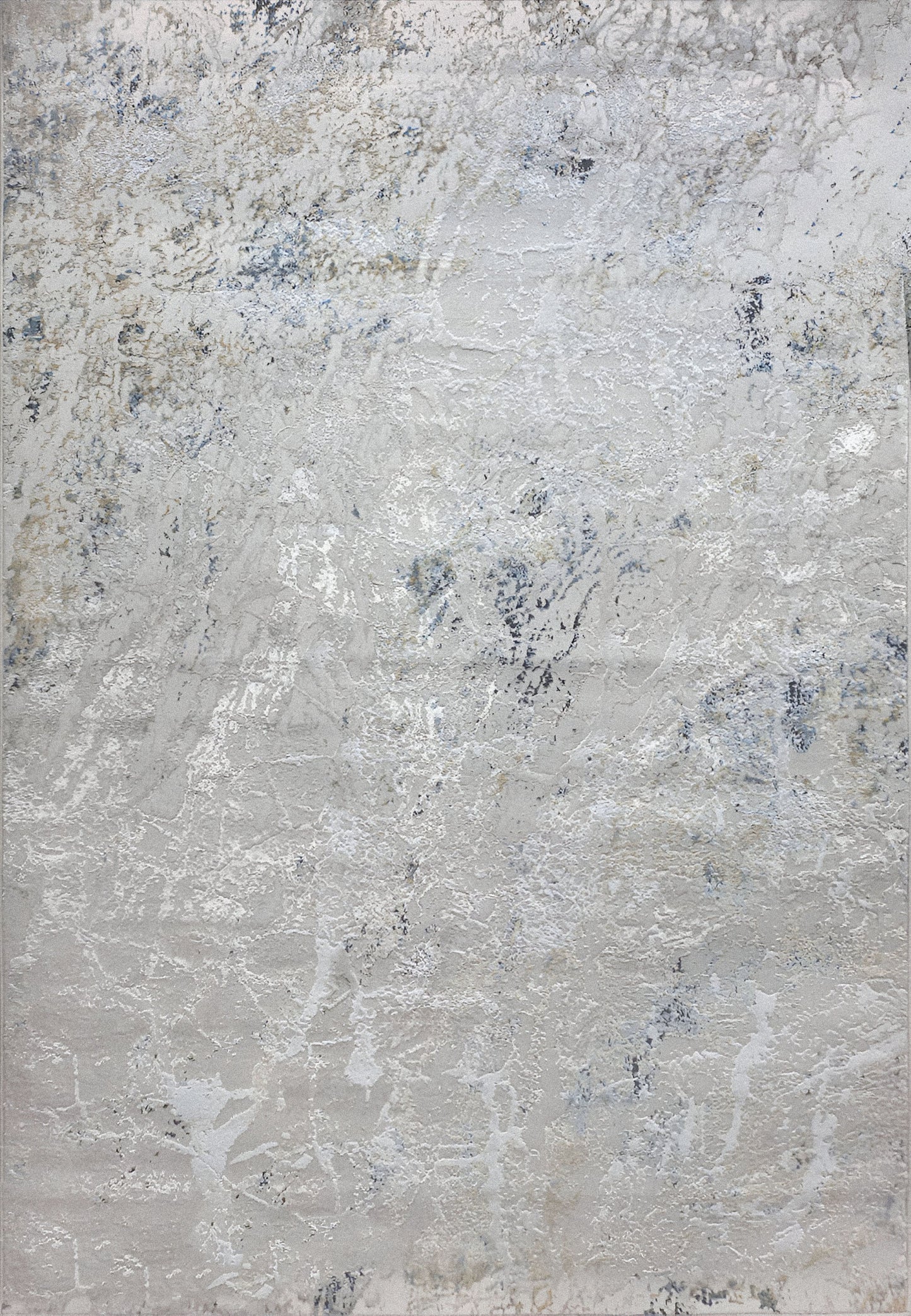 Reha Modern Cream/Grey/Multi Abstract Low Pile Rug
