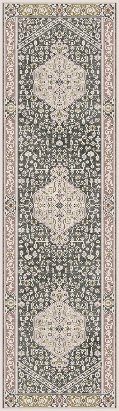 Harlow Traditional Multi Oriental Low Pile Rug