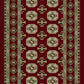 ANCIENT GARDEN 57102 RED/BEIGE