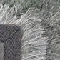 Luxe Contemporary Grey Shag High Pile Rug