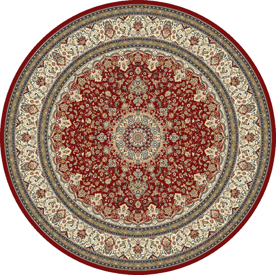 ANCIENT GARDEN 57119 RED/IVORY