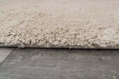 Venice Modern Beige Solid Shag Rug