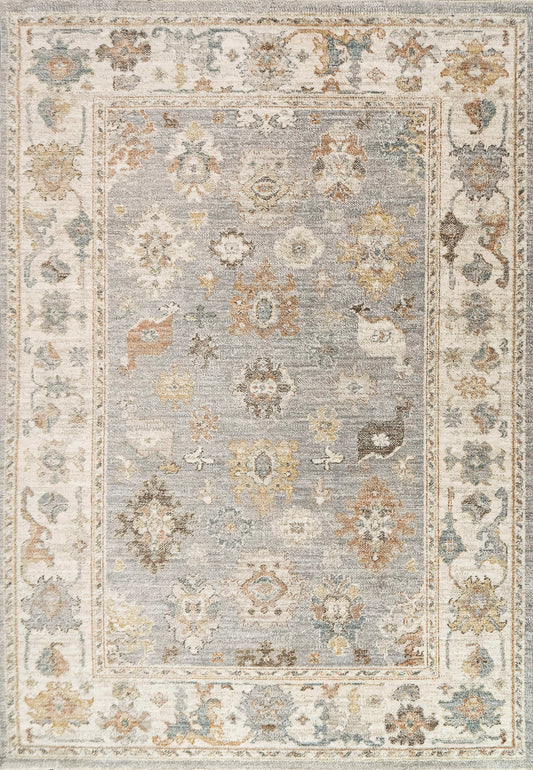 KASHMIR 18869 Grey/Cream/Multi