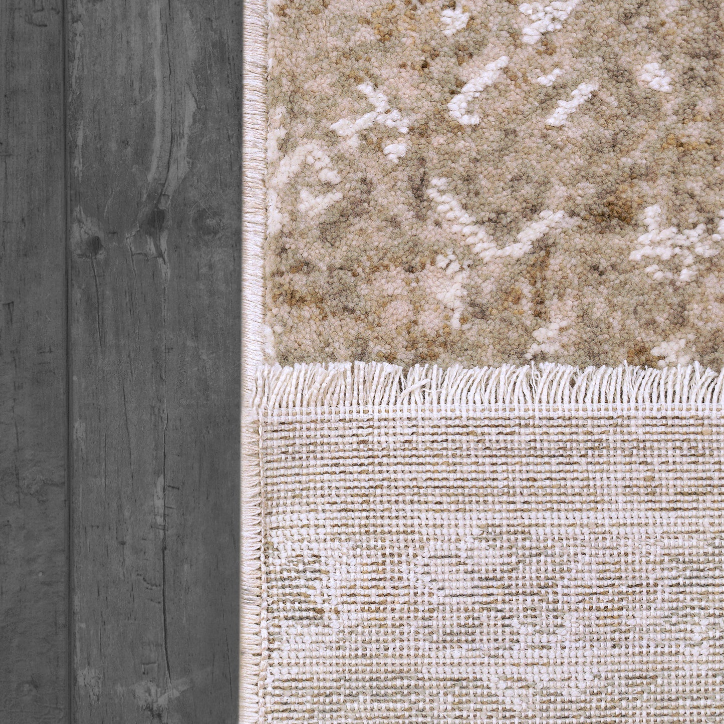Sahara Transitional Beige/Grey Geometric Low Pile Rug