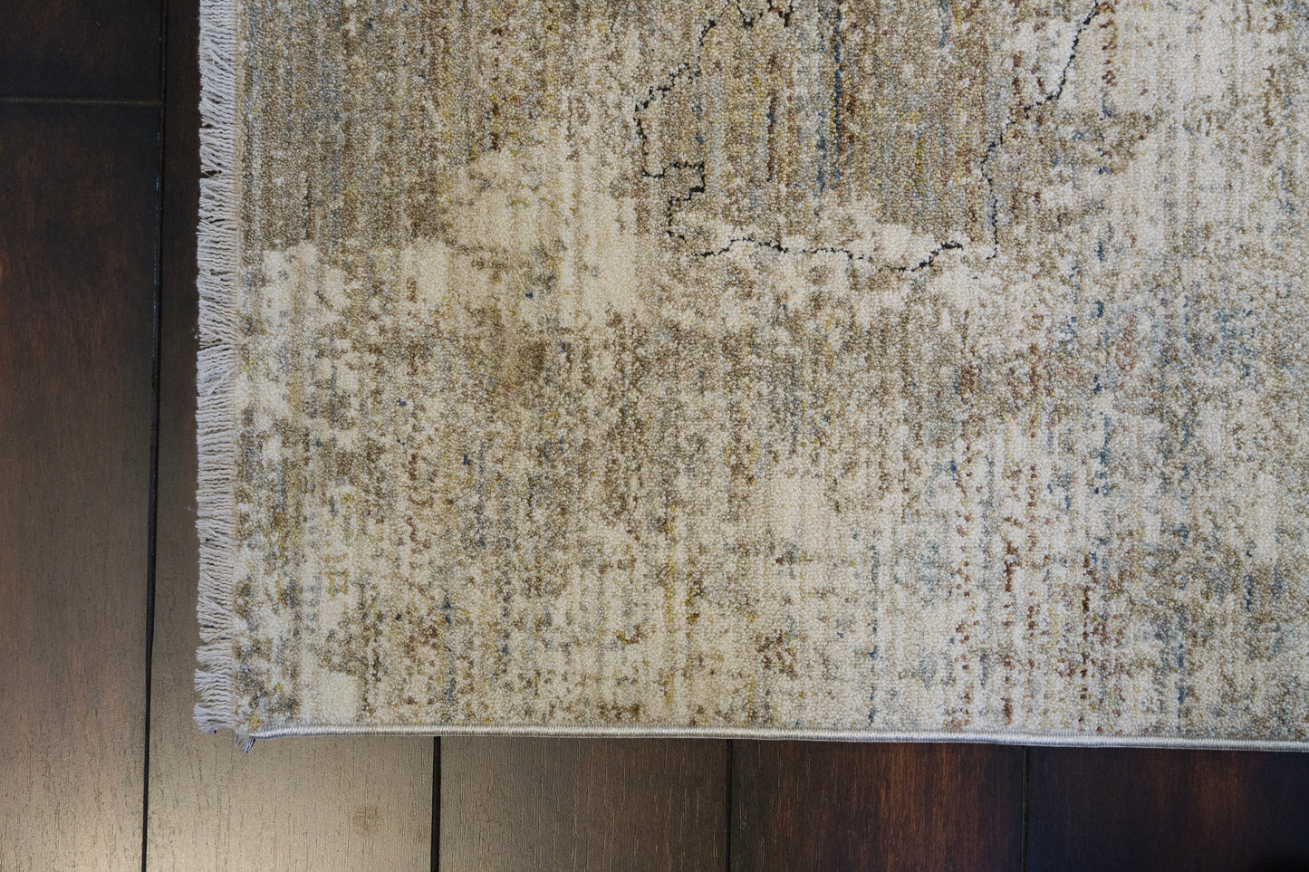 Trevi Modern Cream/Beige/Grey Abstract Low Pile Rug