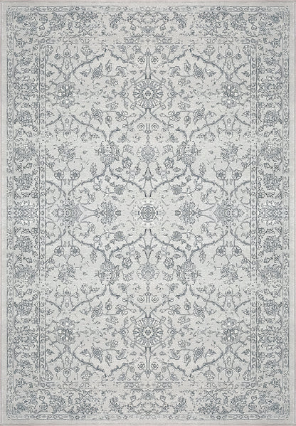 Ancient Garden Traditional Silver/Grey Classic Low Pile Rug