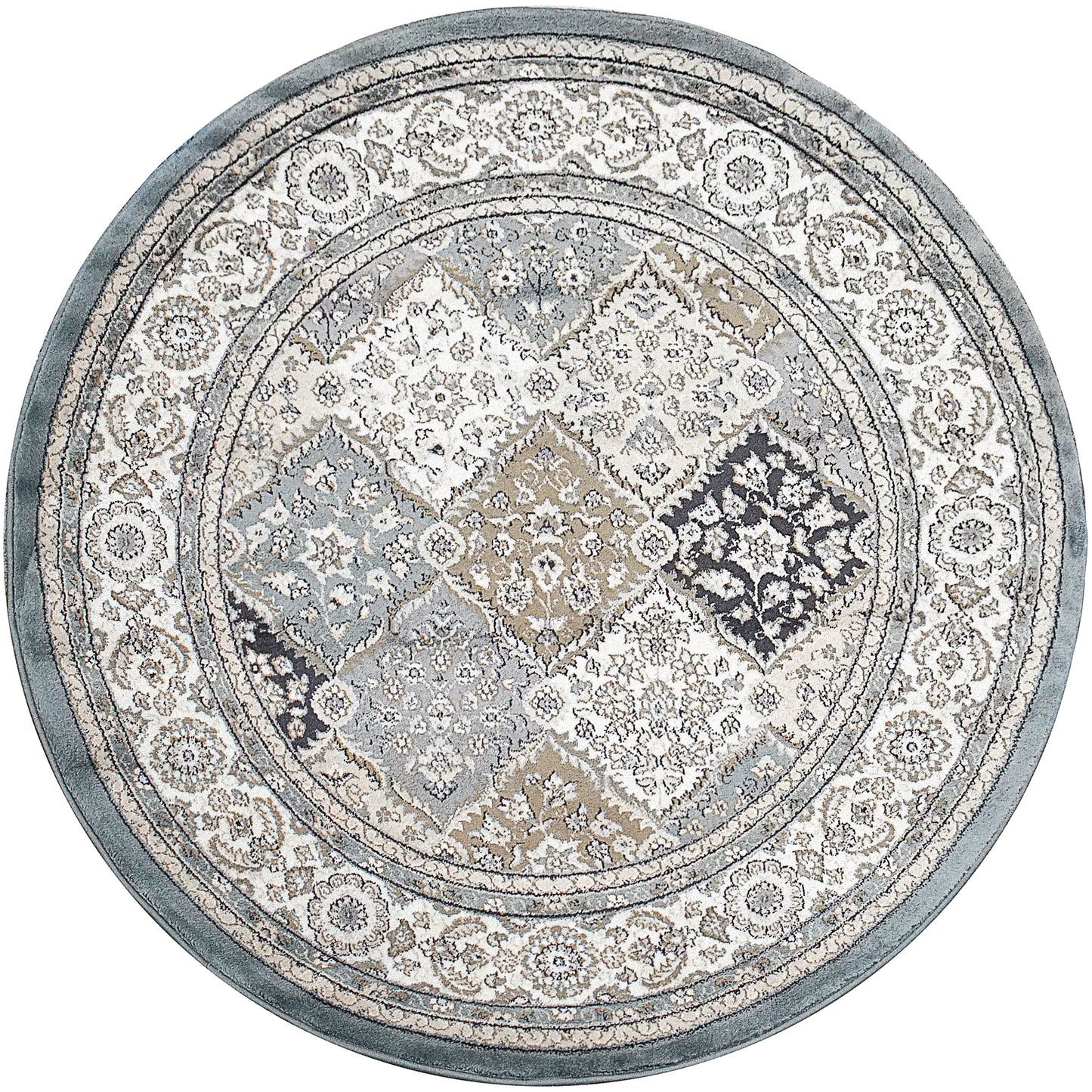 YAZD 8471 Blue/Ivory
