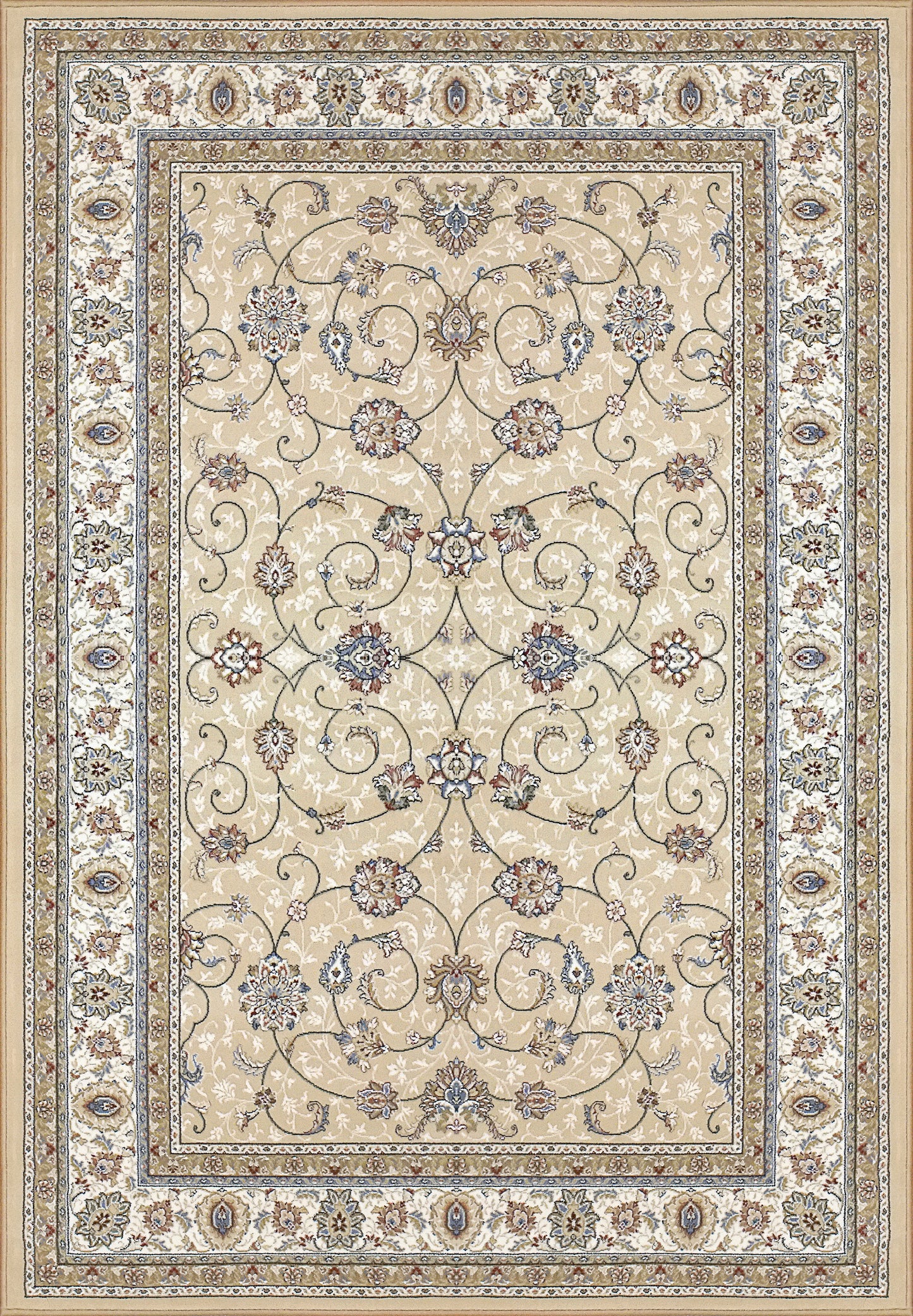 ANCIENT GARDEN 57120 LIGHT GOLD/IVORY