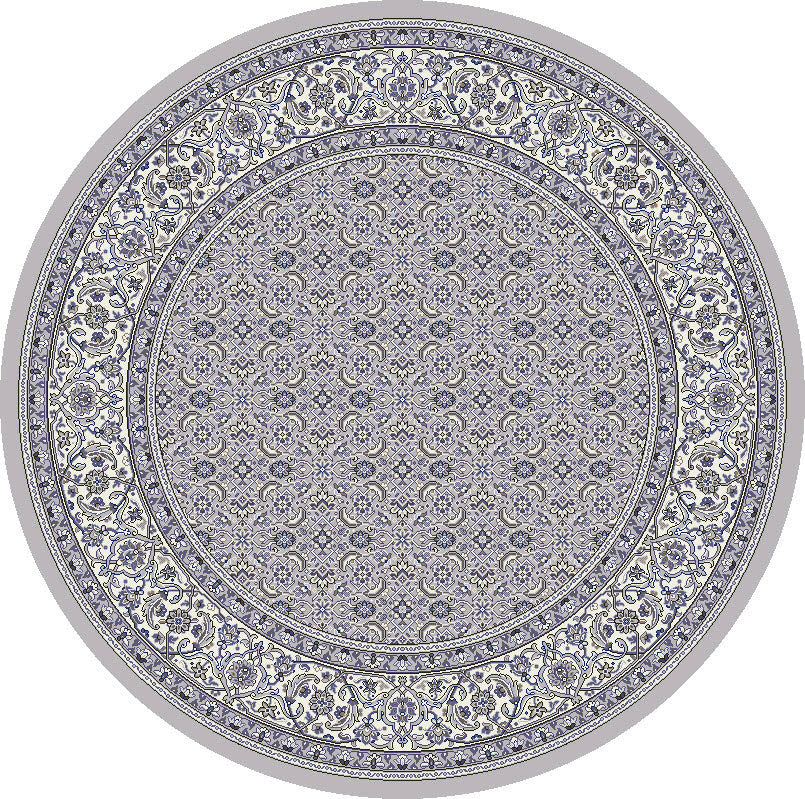 ANCIENT GARDEN 57011 SOFT GREY/CREAM